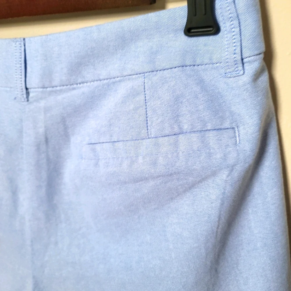 New! J.Crew size 12 Womens Light Blue Classic Oxford Shorts NWT